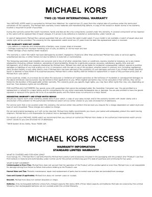 wwservice ala clientele michael kors|Michael Kors warranty phone number.